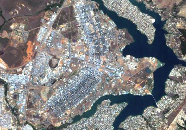 Brazíliaváros madártávlatból