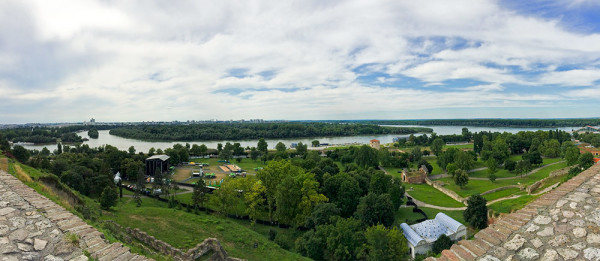 Belgrád - Kilátás a várból