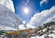 Gyönyörű felvételek a Mount Everest alaptáborából