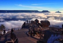 A ködbe burkolózó Grand Canyon