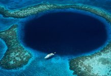 Great Blue Hole – a világ legnagyobb víz alatti víznyelője