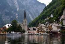 Hallstatt egy csónakból