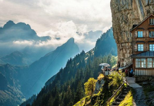 Berggasthaus Aescher – mesés menedékház a svájci Alpokban