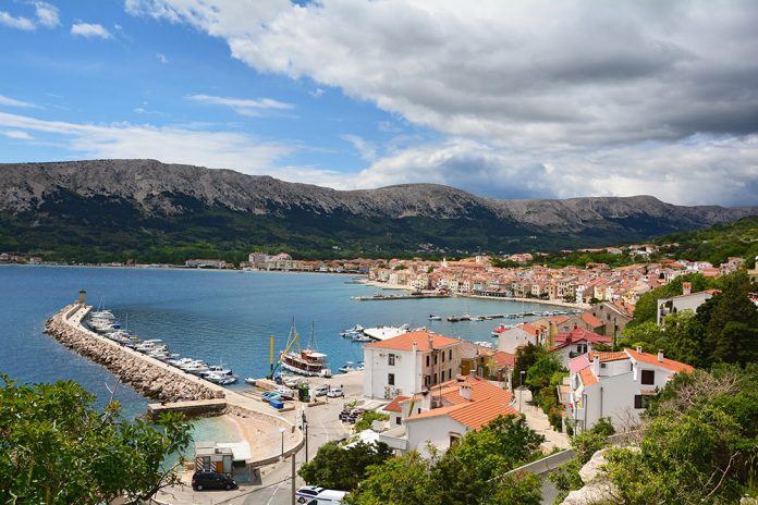 Baska_látkép Baska - Horvátország