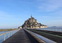 Mont-Saint-Michel gyaloghídja