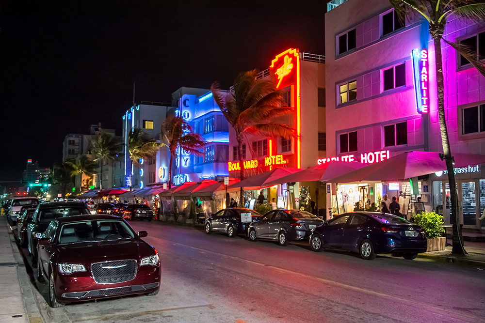 Miami Beach – Ocean Drive and the Art Deco quarter