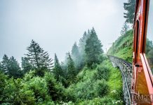 Mount Pilatus és a világ legmeredekebb fogaskerekűje
