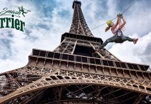 Drótkötélpályán ereszkedhetsz le az Eiffel-toronyból